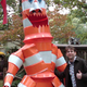 Illustration for article titled iJalopnik/i Hangs With Traffic Barrel Monster